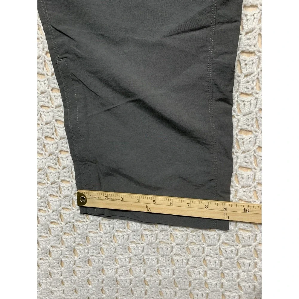 North Face Pants Mens Sz‎ XL Gray Convertible Zip Off Hiking Outdoor Stretch